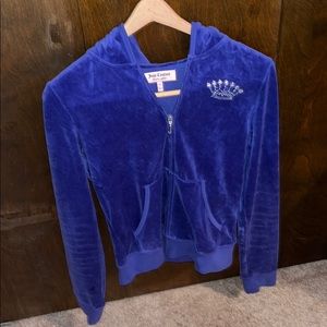 Vintage royal blue juicy couture hoodie